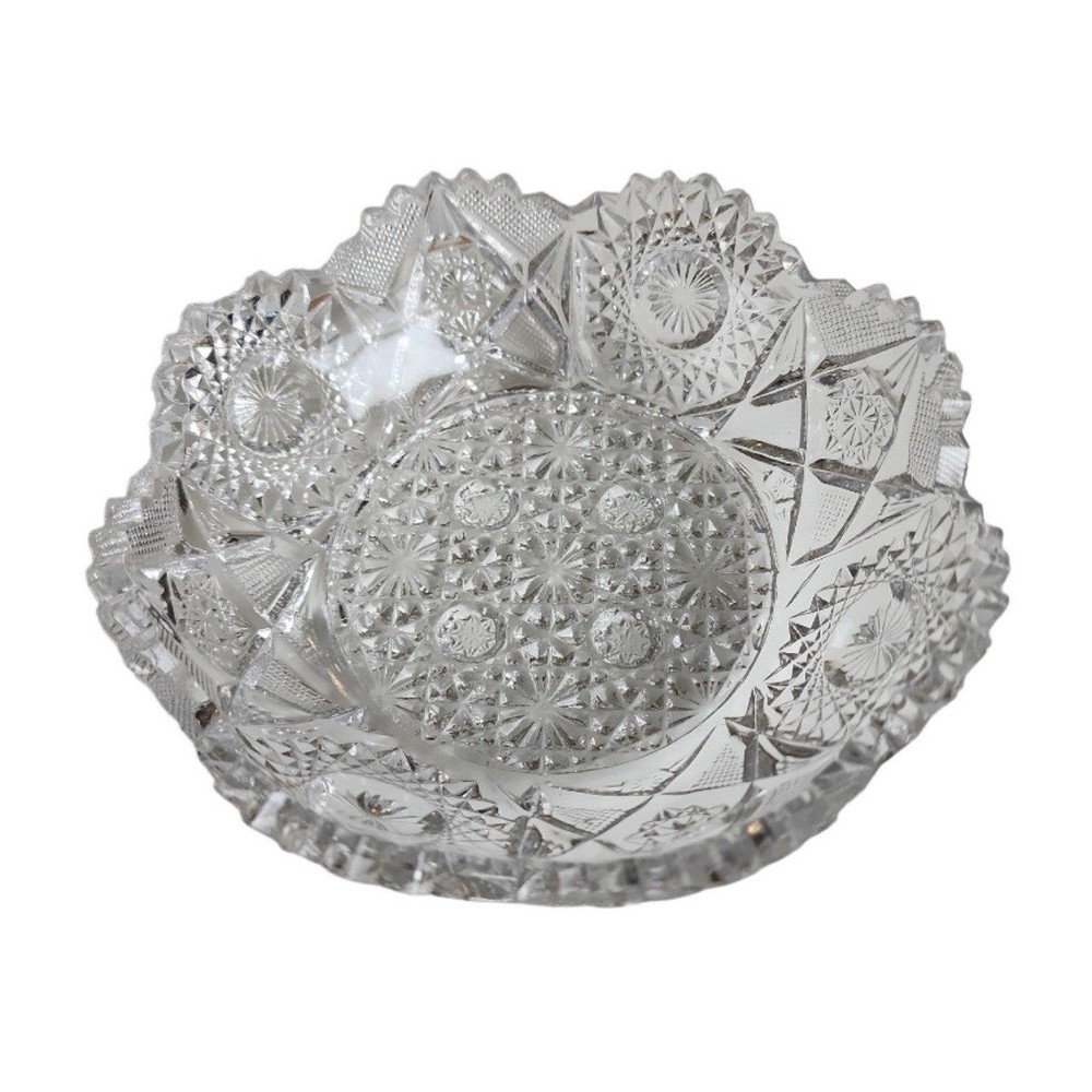 Vintage Cut Glass Bowl